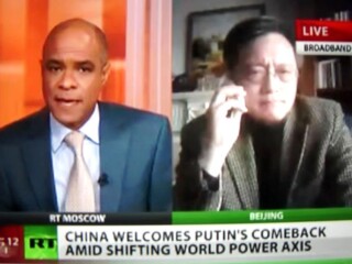 冯绍雷教授就普京重返克里姆林宫接受俄罗斯RT电视台采访