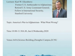 Lecture: America's War in Afghanistan - What Went Wrong? (Karl W. Eikenberry , Former U.S. Ambassador to Afghanistan)