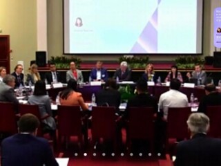 2023年7月21日，周边中心研究员王海燕于线上参加俄罗斯亚洲工业家与企业家联合会和Kept公司合作主办的“今日俄中合作：热点问题”国际会议