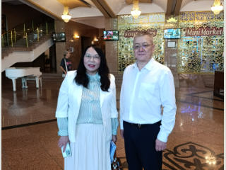 王海燕老师参加哈萨克斯坦重要学术活动