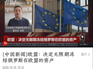 张昕接受央视《中国新闻》节目采访 评乌克兰危机新进展